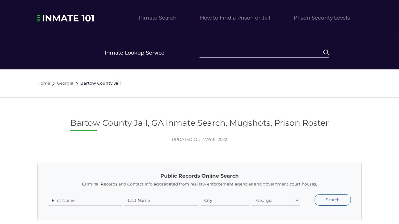 Bartow County Jail, GA Inmate Search, Mugshots, Prison Roster